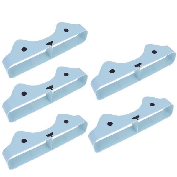 

clothing & wardrobe storage 5pcs hanging sticky door shoes rack hangers simple wall mounted holder slippers organizer for bathroom (bl