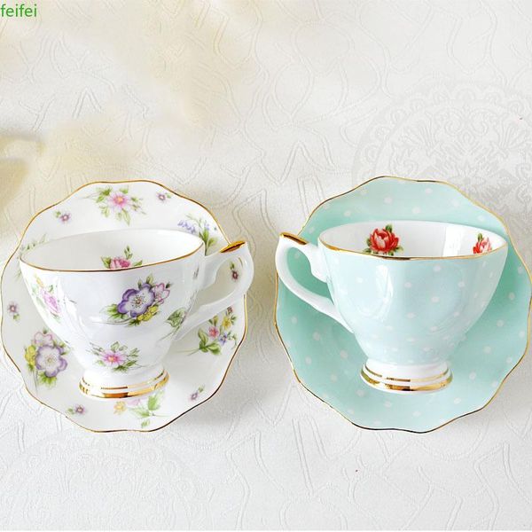 

european bone china coffee set creative simple ceramic porcelain dish afternoon tea milk cup 200ml cups & saucers