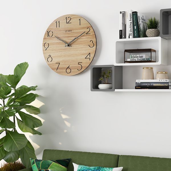 

wall modern wooden creative simple silent fashion wall clock
