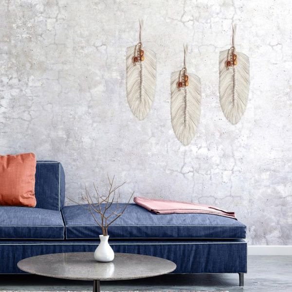 

wall hanging cotton leaf tapestry handmade tassel homestay accessories headboard decoration rope car ornaments decorative objects & figurine