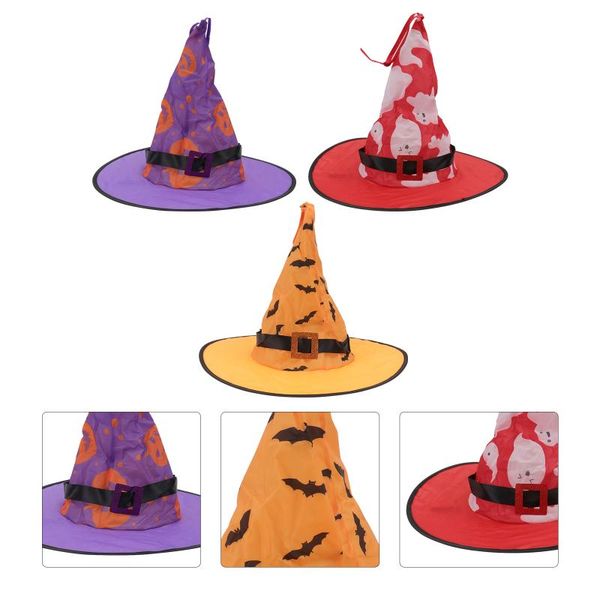 

party hats 3pcs witch hat pendant decorative hanging adornment prop