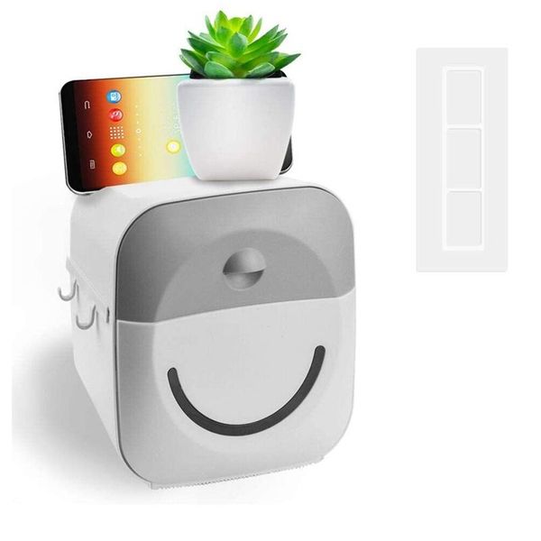 

tissue boxes & napkins toilet paper roll holder,multifold waterproof organizer,wall mounted storage for bathroom