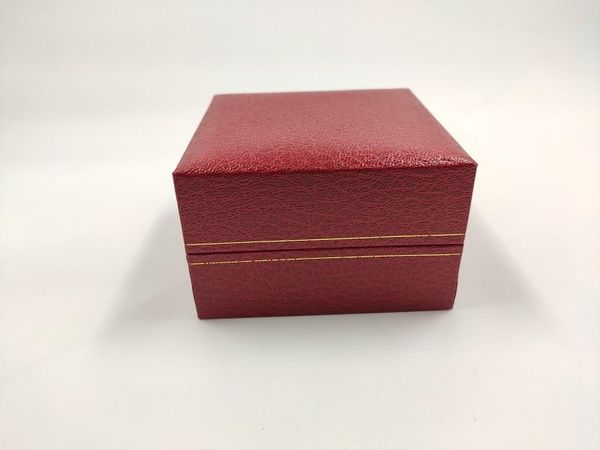 

red leather jewelry box fabric suitable for watch gift wrap