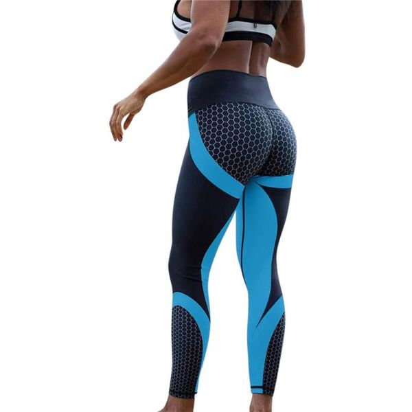 

women high waist leggings sport fitness womens 3d print skinny workout gym sports training cropped pants women's, Black