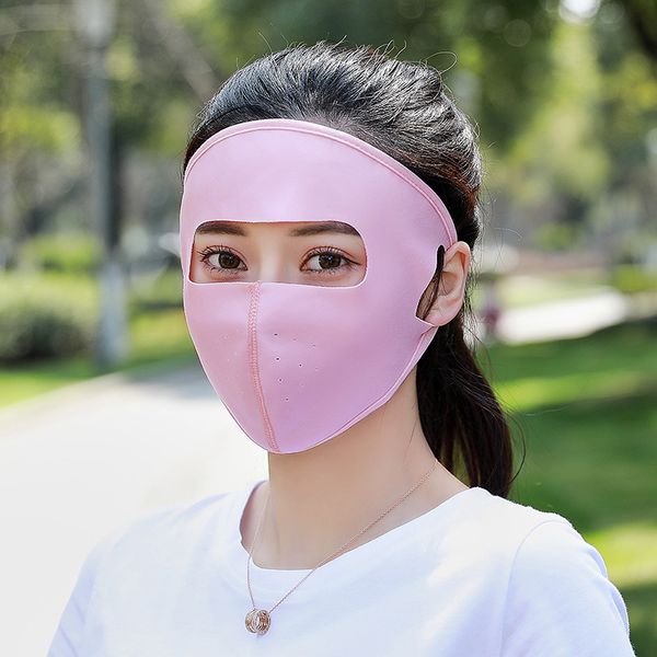

mask, sunscreen anti uv thin summer female breathable face care net ice cotton