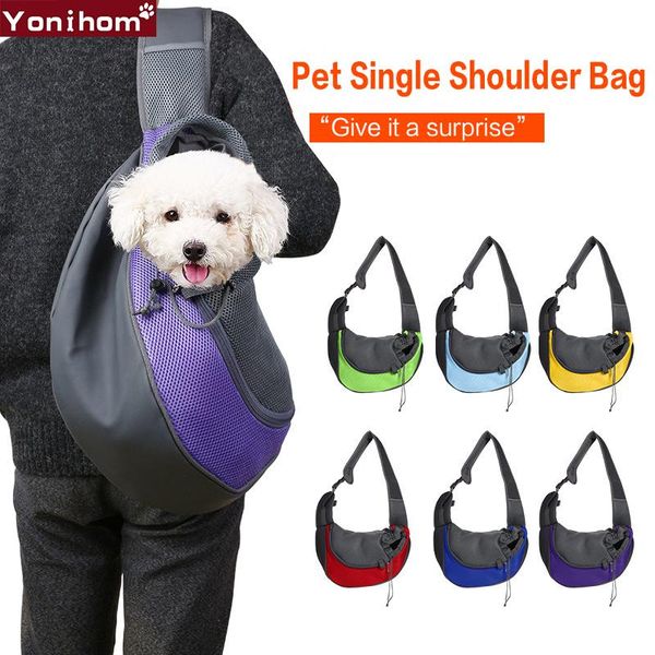 

backpack carrier for dogs chihuahua handbags puppy bag carrying pet single shoulder breathable mesh dog cat car seat covers