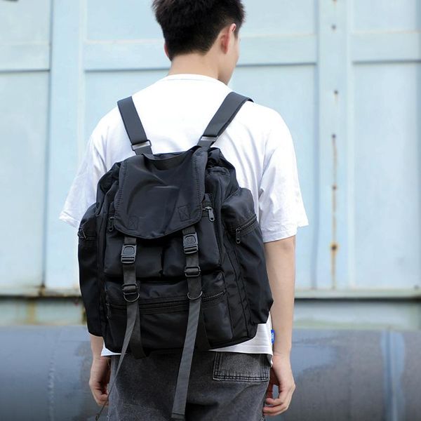 

backpack teenager 15.6 inch lapbackpacks large capacity travel men waterproof foldable soft anti-theft school bag mochila