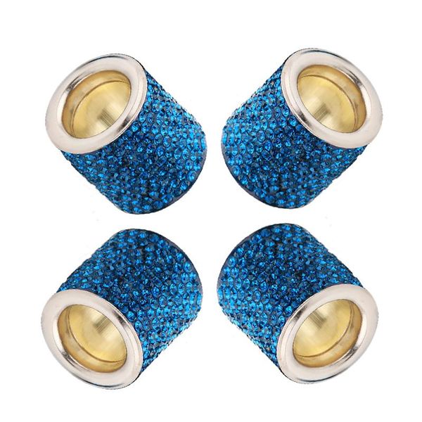 

interior decorations 4pcs artificial rhinestone ornament styling easy install bling collar auto accessory seat decor car headrest ring