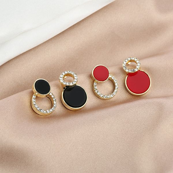 

925 silver needle, korean diamond ring, small simple fashion, versatile, net red earrings, new temperament earrings