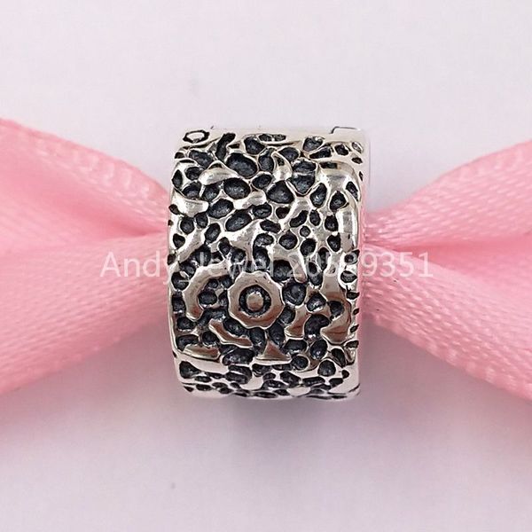 Andy Jewel 925 Sterling Silver Beads Layers Of Lace Clip Fit Bracciali di marca stile europeo Collane ALE 791758 Gioielli regalo