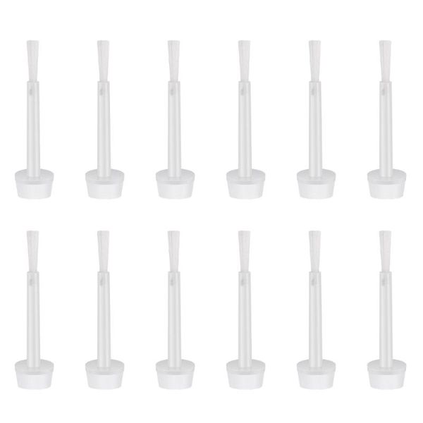 

lurrose 100pcs nail polish replacement brushes dipping liquid applicator manicure tools, Yellow