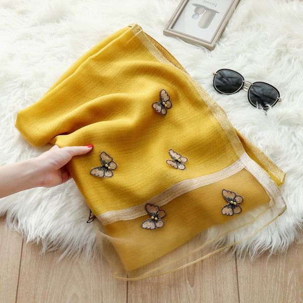 

hats, scarves & gloves sets scarf women thin personalized fashion shawl black, Blue;gray