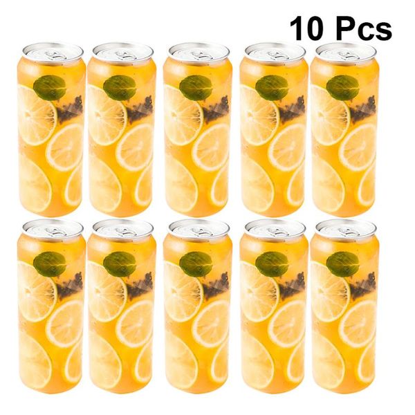 

water bottles 10pcs plastic coffee disposable empty juice pet storage container