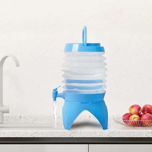 

water bottles durable foldable bucket safe collapsible leak-proof high capacity bag