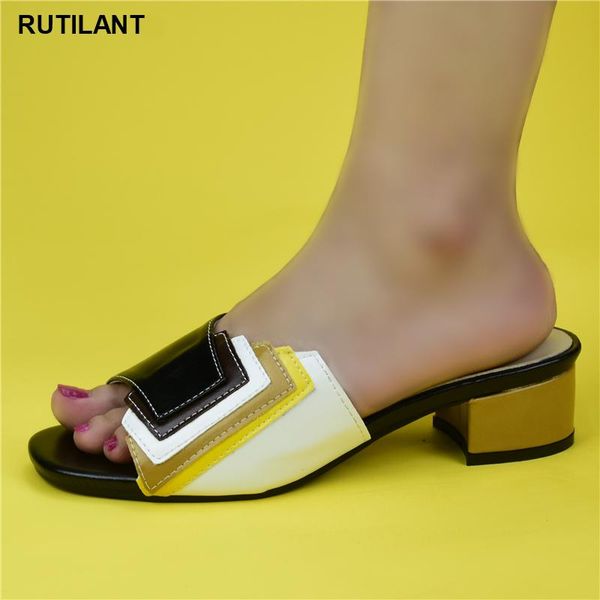 

dress shoes leather sandals women mid heel fashion casual shoe 2021 special arrivals wedding black color nigeriain