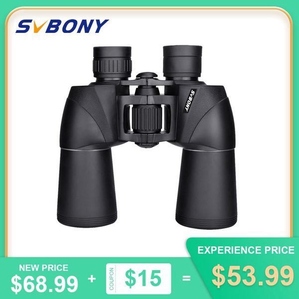 

svbony 10x50 binoculars hd powerful binoculars camping hunting military night vision professional telescope for outdoor sports