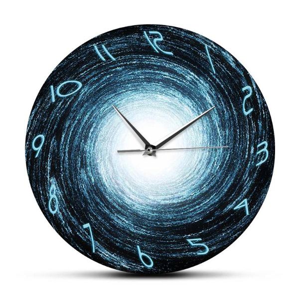 

wall clocks milky way galaxy outer space beautiful living room silent clock nebula universe star modern quartz home decor