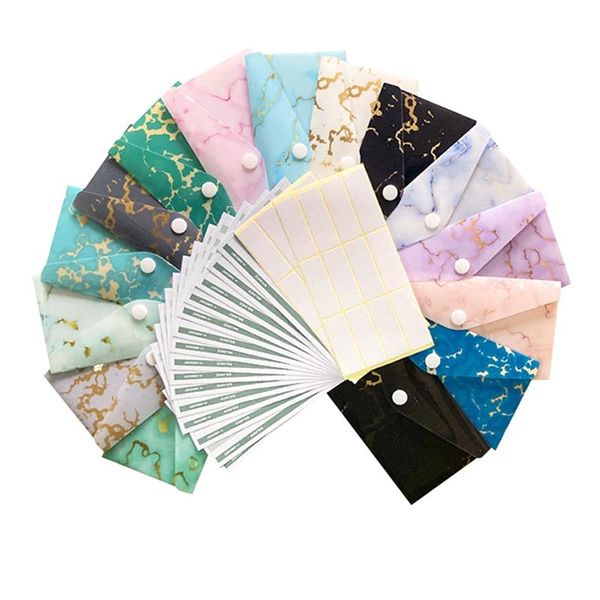 

cash envelope system, 15 pack waterproof reusable plastic budget envelopes, money envelopes for budgeting and saving pvc gift wrap