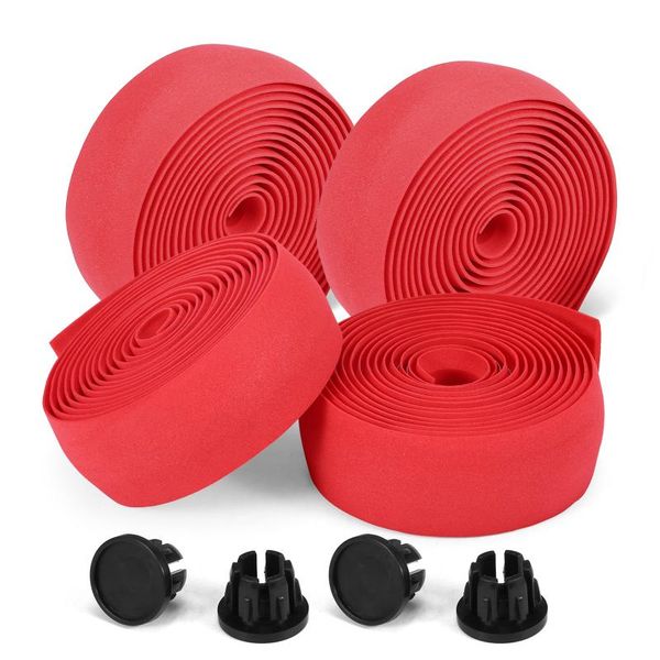 

bike handlebars &components 2/4pcs bicycle handlebar tapes soft road band breathable anti-slip cycling belt riding equipment