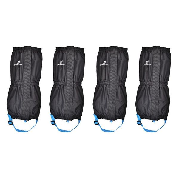 

cords, slings and webbing 2 pairs waterproof snow shoes covers leg gaiters outdoor hiking skiing