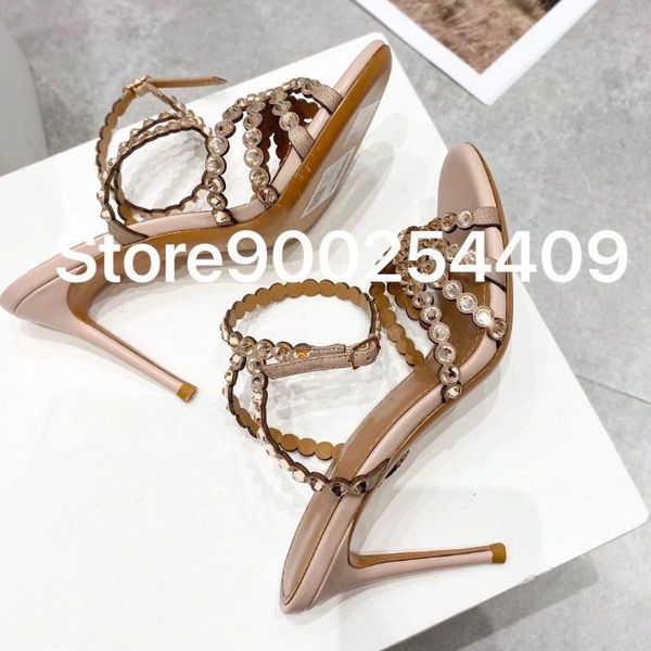 

dress shoes fashion women spring summer high heels 9cm rhinestone sandals, sandals female pumps, Black