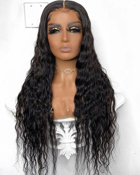 

synthetic wigs afro kinky curly wigs for black women long deep wave wigs hair heat resistant half hand tied cosplaly party