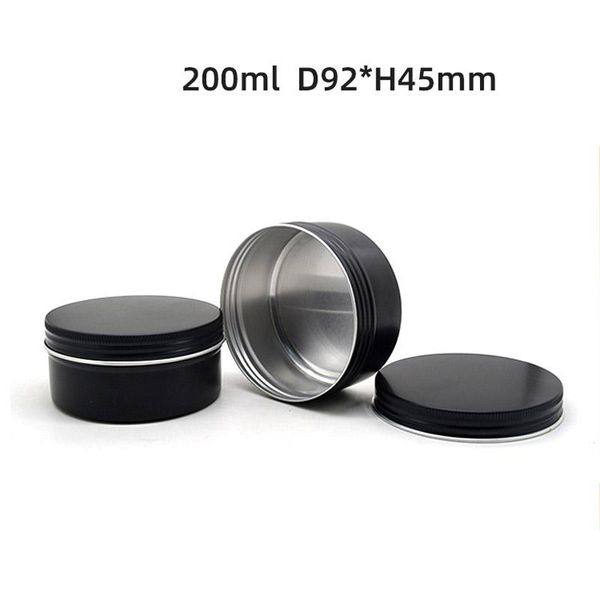 

storage bottles & jars 48pcs 200g/200ml candle with lid round container tins empty box for diy salves skin care beauty samples