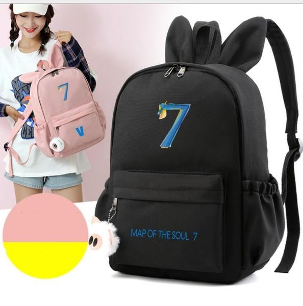 

backpack youth group ear korean version ullzang student daily