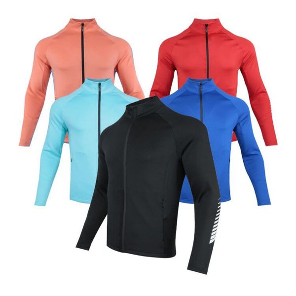 

soccer jersey tolcfitness jacket men running long sleeves quick dry training cycling jerseys football basketball outdoor spo, Black;yellow