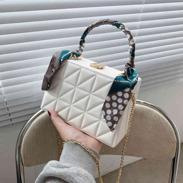 

handbag women's 2021 new fashion lattice shoulder bag korean casual handbag