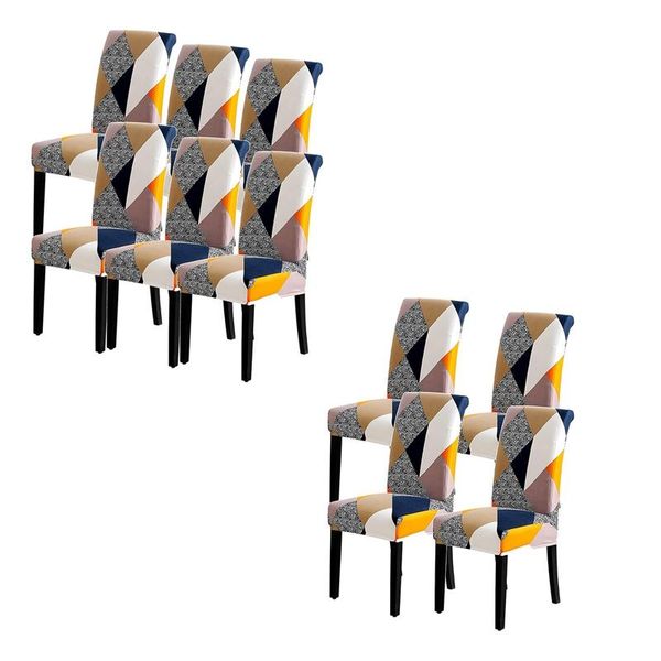 

chair covers covers,stretch removable washable kitchen protector for dining room,el(geometry)