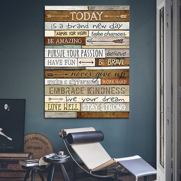 

paintings inspirational wall art for office large quotes theme decor women motivational canvas prints framed modern