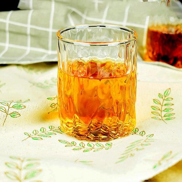 

office cup japanese hammer grain glass high borosilicate heat resisting water simple tea wine glasses