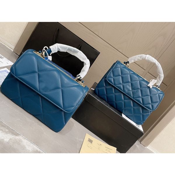 2022 bolsas femininas de designer de luxo crossbody bolsa de alta qualidade preço de atacado bolsa de couro genuíno bolsa de ombro com aba pequena e grande