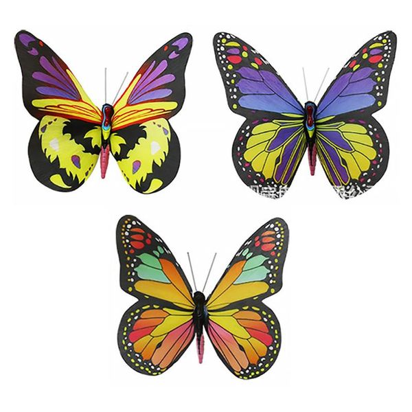 

lawn lamps 3pcs garden led light simulated butterflies lamp landscape solar