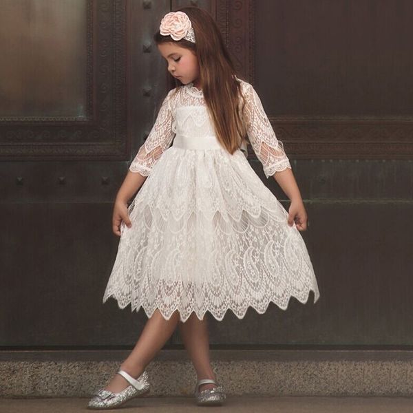 

2021 summer medium sleeve elegant princess with mesh lace shawl skirt girl's bow dress, Red;yellow