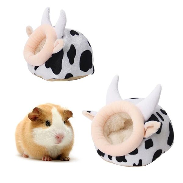 

small animal supplies cute hamster house pet dog cat winter warm plush sleeping bed puppy kitten chinchillas soft nest kennel mat