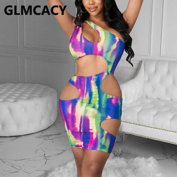 

abstract one shoulder cut out bodycon dress 210702, Black;gray