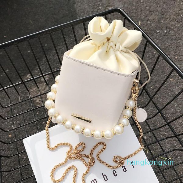 

evening bags box shape pu leather crossbody for women 2021 drawstring sweet shoulder handbags female travel summer cross body bag