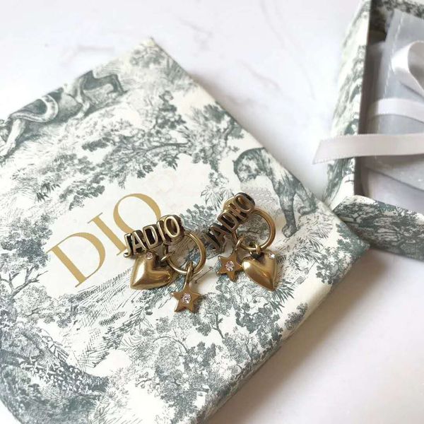 

designer jewelry 2021 new love star earrings 0xk3, Golden