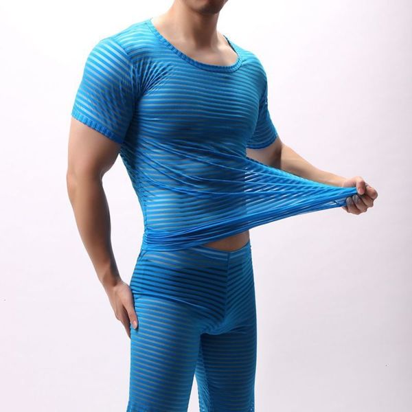 

men's t-shirts t shirt c609 stripe summer ice silk crew neck short sleeve t-shirt tvw2, White;black