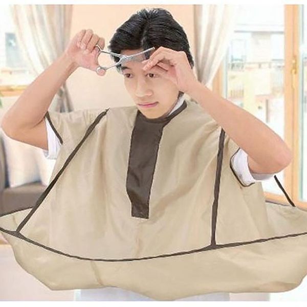 

hair cutting cape cloak male beard shaving apron care waterproof haircut cloth man bathroom with storage bag aprons