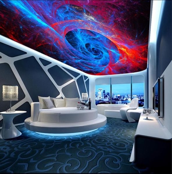 

wallpapers po wallpaper living room bedroom ktv ceiling murals fantasy abstract spiral pattern background