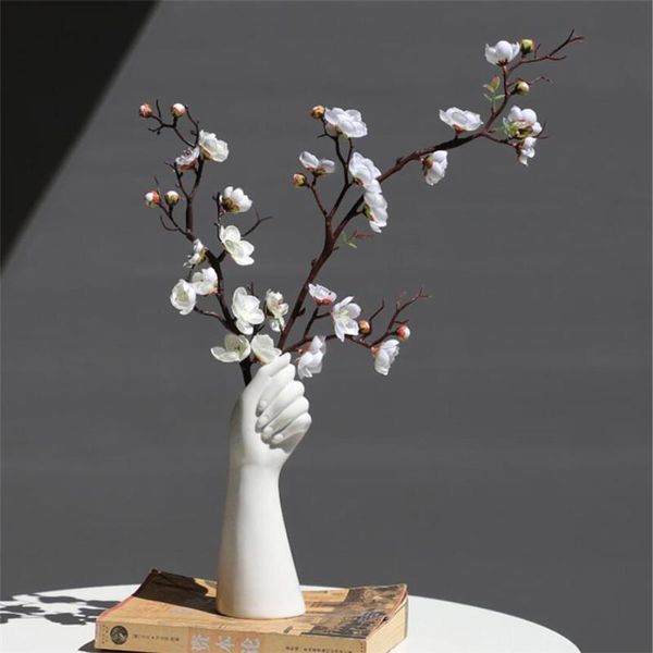 

vases home office decor nordic style a hand vase flowers modern creative living room ornament ceramics pot
