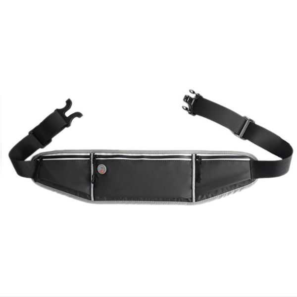 

outdoor ultra-thin waist bag waterproof sweatproof running riding marathon zipper pack sports mobile phone bags