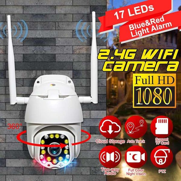 

smart ip camera full color night vision ip66 movement detection auto track cctv real time monitoring for home security cameras