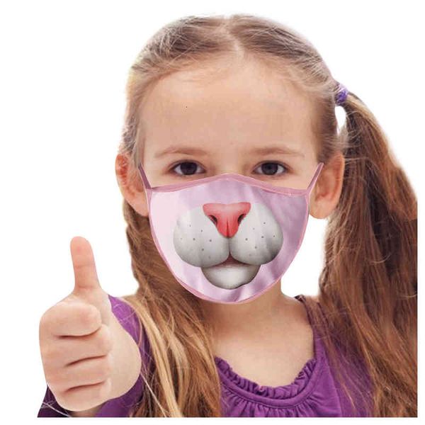 

cloth children's printed filter insert mask, washable mask