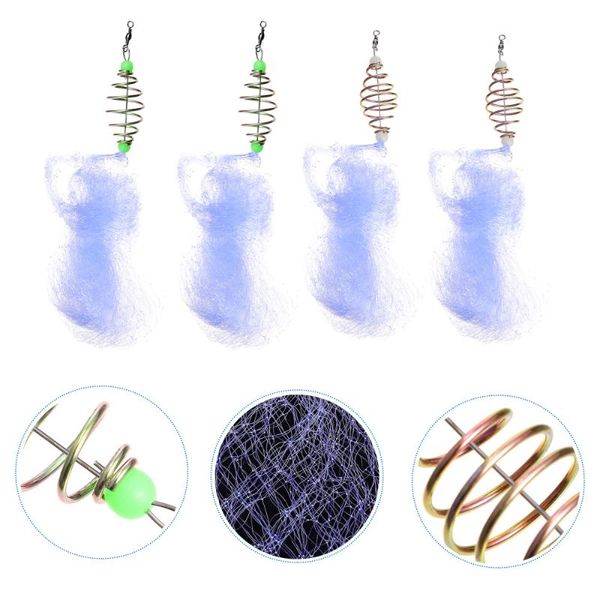 

10pcs outdoor fishing explosion hooks net fishhook spring accessories