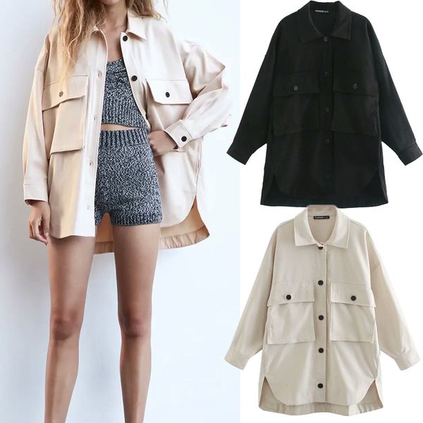 

pant spring turn down collar jacket plaid shirt long female coat autumn, White