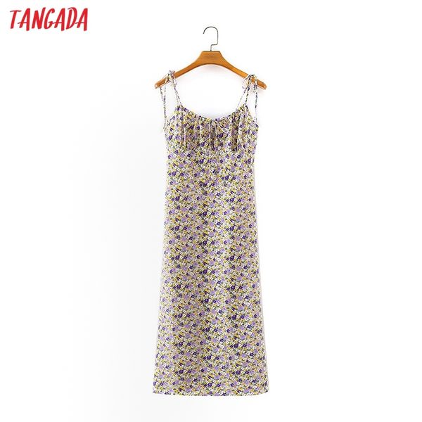 

fashion women flowers print strap bow beach sleeveless backless female casual dress 7y12 210416, Black;gray